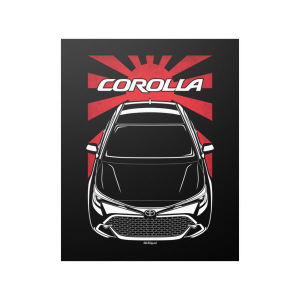 Toyota Corolla 2023-2024 Poster - JDM Print 16 x 20 inch by Auto Art Apparel