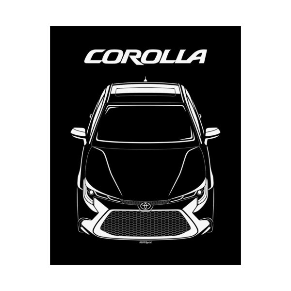 Toyota Corolla hybrid 2020-2022 Poster 16 x 20 inch by Auto Art Apparel