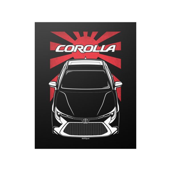 Toyota Corolla hybrid 2020-2022 Poster - JDM Print 16 x 20 inch by Auto Art Apparel