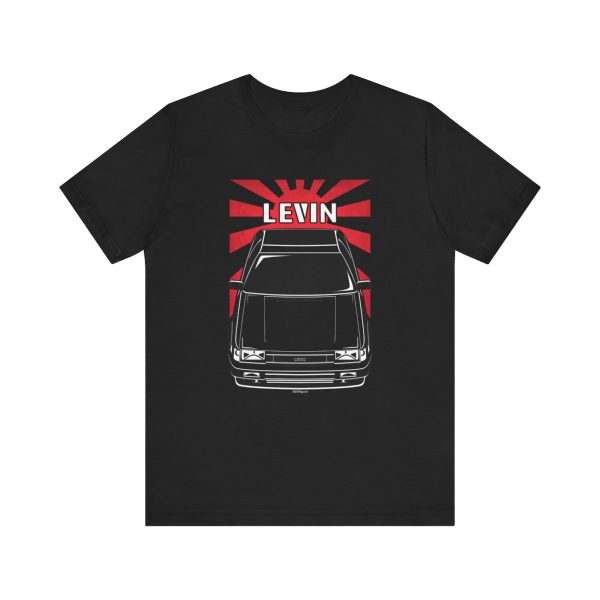 Toyota Corolla Levin AE86 1980-1983 T-shirt - JDM Shirt Black by Auto Art Apparel