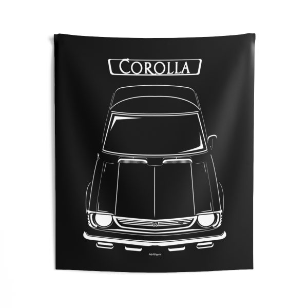 Toyota Corolla SR5 E20 1970-1974 Tapestry 50 x 60 inch by Auto Art Apparel