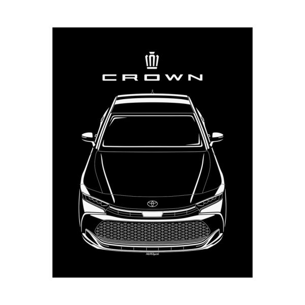 Toyota Crown Limited 2023-2024 Poster 16 x 20 inch by Auto Art Apparel