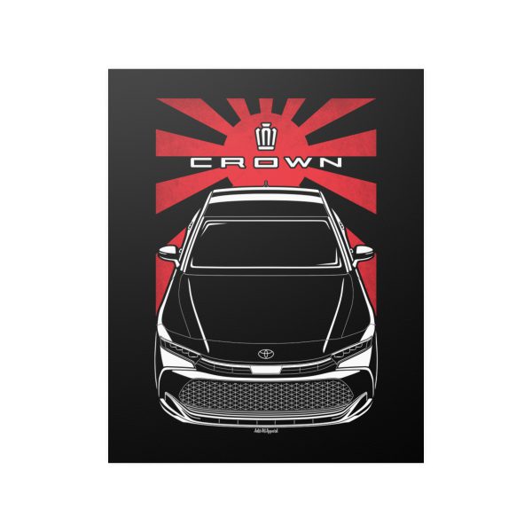 Toyota Crown Limited 2023-2024 Poster - JDM Print 16 x 20 inch by Auto Art Apparel
