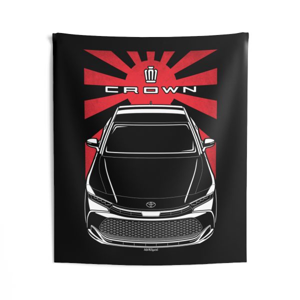 Toyota Crown Limited 2023-2024 Tapestry - JDM Wall Art 50 x 60 inch by Auto Art Apparel