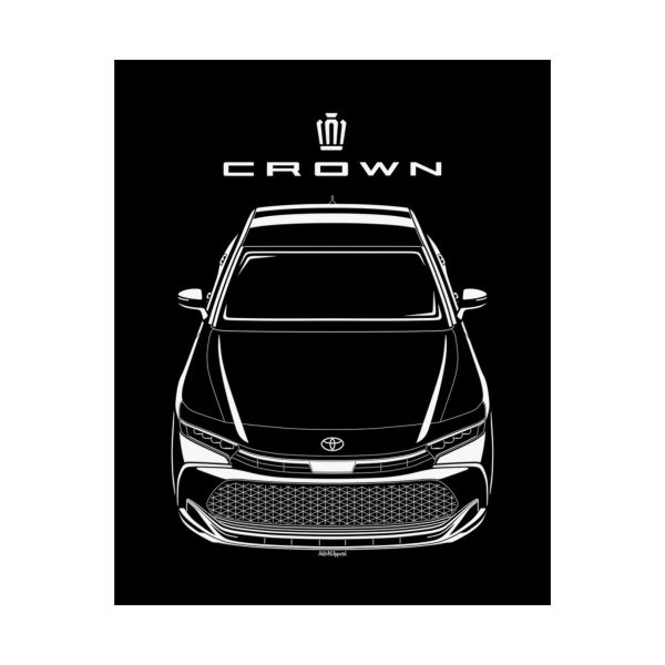 Toyota Crown Platinum 2023-2024 Poster 16 x 20 inch by Auto Art Apparel