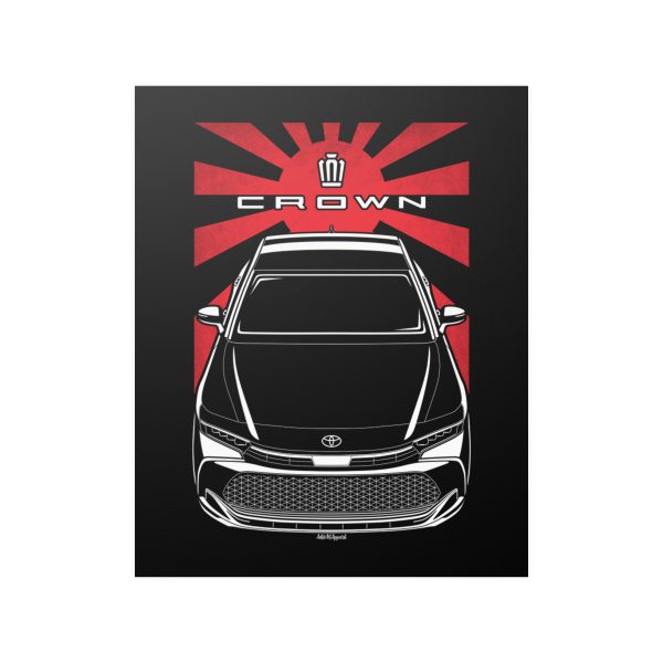 Toyota Crown Platinum 2023-2024 Poster - JDM Print 16 x 20 inch by Auto Art Apparel