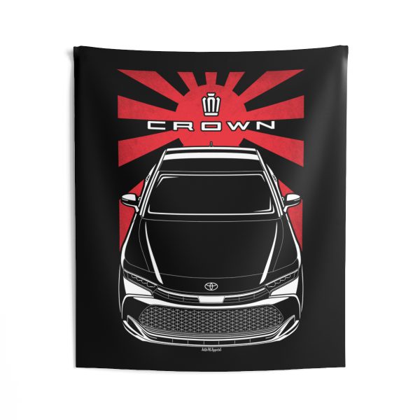 Toyota Crown Platinum 2023-2024 Tapestry - JDM Wall Art 50 x 60 inch by Auto Art Apparel