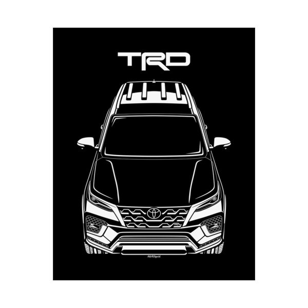 Toyota Fortuner TRD 2021-2023 Poster 16 x 20 inch by Auto Art Apparel