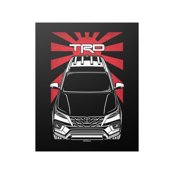Toyota Fortuner TRD 2021-2023 Poster - JDM Print 16 x 20 inch by Auto Art Apparel
