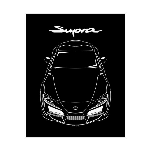 Toyota GR Supra 5th gen J29 Poster 16 x 20 inch by Auto Art Apparel
