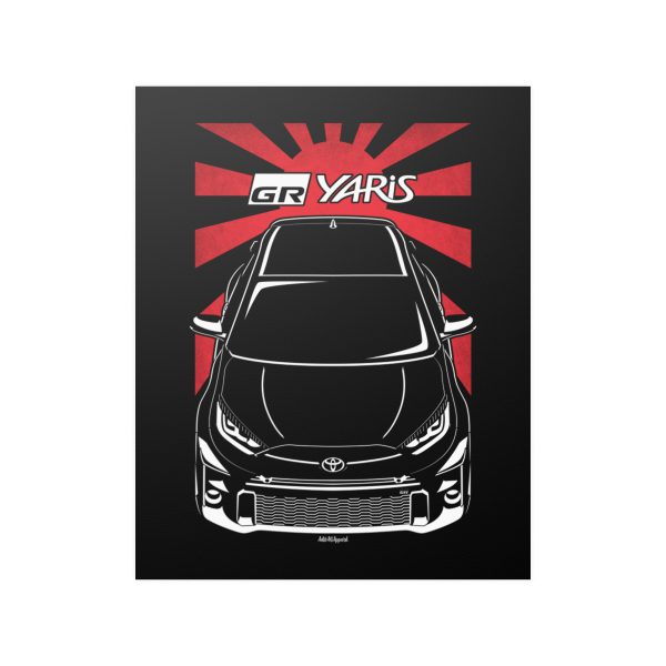 Toyota GR Yaris 2020-2023 Poster - JDM Print 16 x 20 inch by Auto Art Apparel