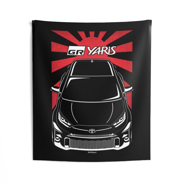 Toyota GR Yaris 2020-2023 Tapestry - JDM Wall Art 50 x 60 inch by Auto Art Apparel