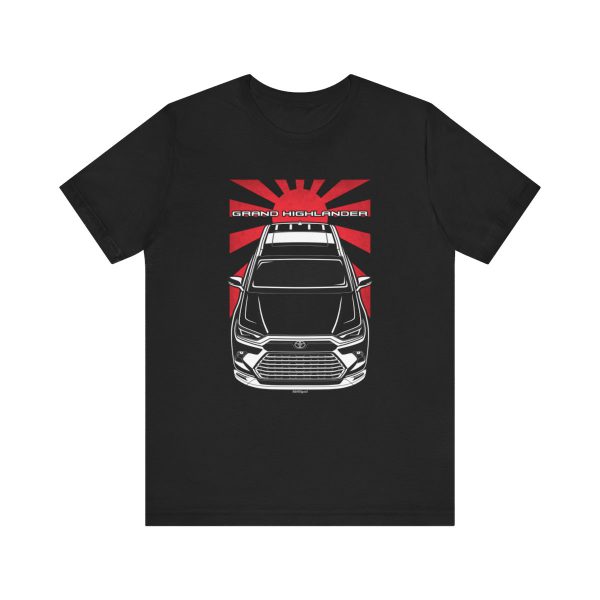 Toyota Grand Highlander 2024 T-shirt - JDM Shirt Black by Auto Art Apparel