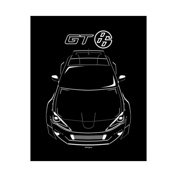 Toyota GT86 Body Kit Poster 16 x 20 inch by Auto Art Apparel