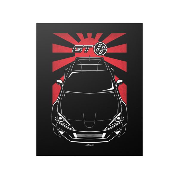 Toyota GT86 Body Kit Poster - JDM Print 16 x 20 inch by Auto Art Apparel