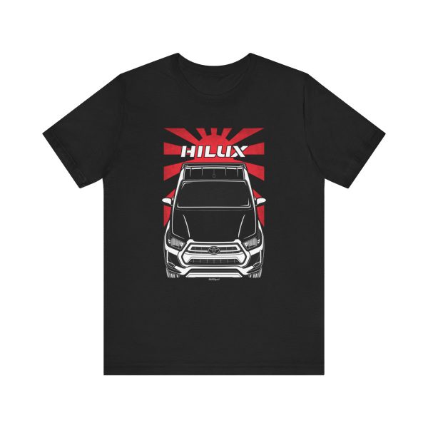 Toyota Hilux 2020-2024 T-shirt - JDM Shirt Black by Auto Art Apparel