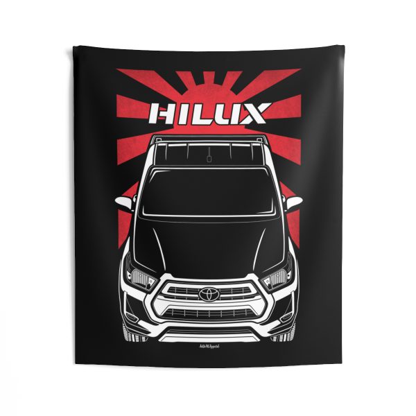 Toyota Hilux 2020-2024 Tapestry - JDM Wall Art 50 x 60 inch by Auto Art Apparel