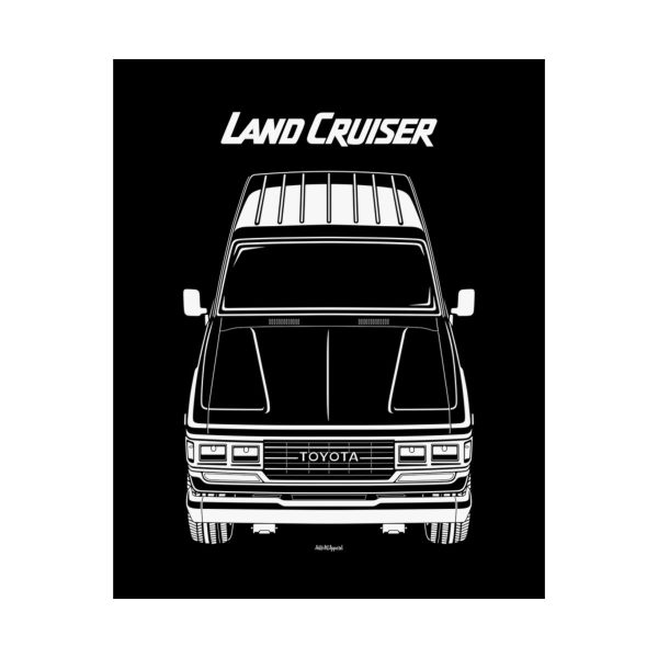 Toyota Land Cruiser J60 1988-1992 Poster 16 x 20 inch by Auto Art Apparel