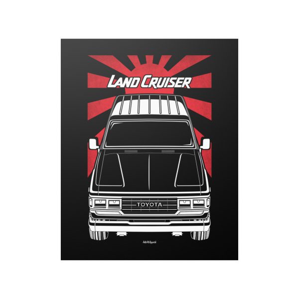 Toyota Land Cruiser J60 1988-1992 Poster - JDM Print 16 x 20 inch by Auto Art Apparel