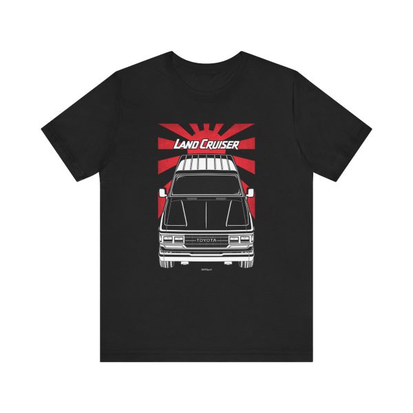 Toyota Land Cruiser J60 1988-1992 T-shirt - JDM Shirt Black by Auto Art Apparel