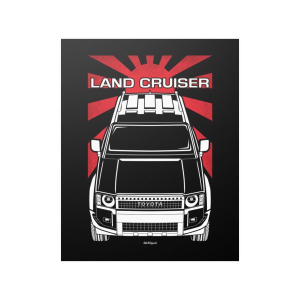 Toyota Land Cruiser Prado 250 2024-2025 Poster - JDM Print 16 x 20 inch by Auto Art Apparel