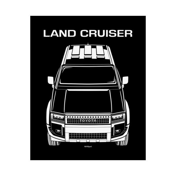 Toyota Land Cruiser Prado 250 Basic 2024-2025 Poster 16 x 20 inch by Auto Art Apparel