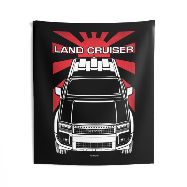 Toyota Land Cruiser Prado 250 Basic 2024-2025 Tapestry - JDM Wall Art 50 x 60 inch by Auto Art Apparel