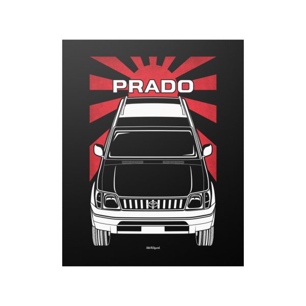 Toyota Land Cruiser Prado  J90 1996-1999 Poster - JDM Print 16 x 20 inch by Auto Art Apparel