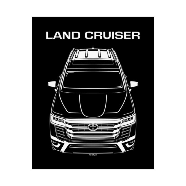 Toyota Land Cruiser ZX 2022-2024 Poster 16 x 20 inch by Auto Art Apparel