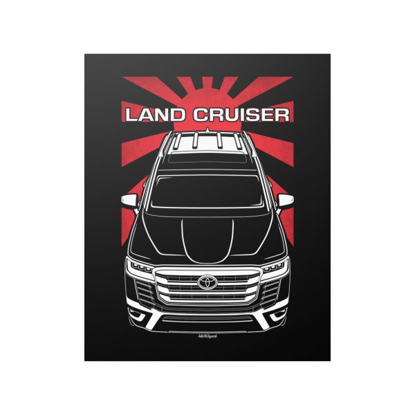 Toyota Land Cruiser ZX 2022-2024 Poster - JDM Print 16 x 20 inch by Auto Art Apparel