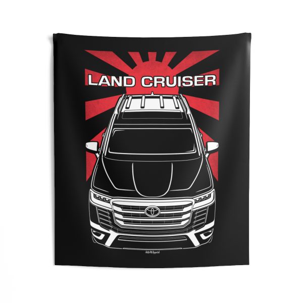 Toyota Land Cruiser ZX 2022-2024 Tapestry - JDM Wall Art 50 x 60 inch by Auto Art Apparel