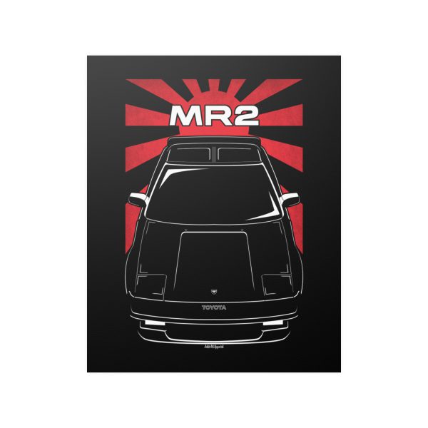 Toyota MR2 SC 1st gen W10 Poster - JDM Print 16 x 20 inch by Auto Art Apparel