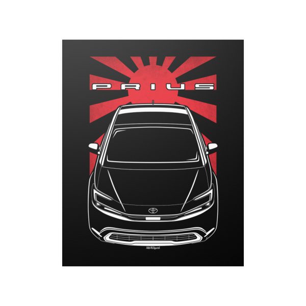 Toyota Prius 2023-2024 Poster - JDM Print 16 x 20 inch by Auto Art Apparel