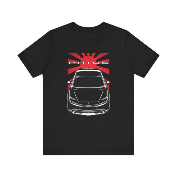 Toyota Prius 2023-2024 T-shirt - JDM Shirt Black by Auto Art Apparel