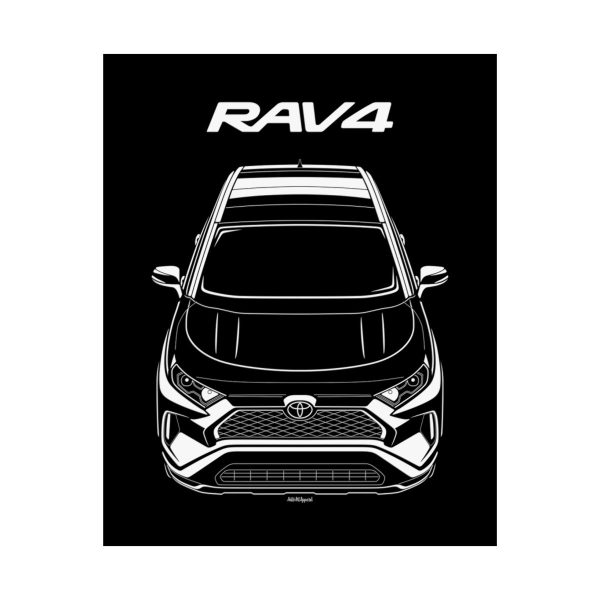 Toyota RAV4 Prime 2021-2024 Poster 16 x 20 inch by Auto Art Apparel