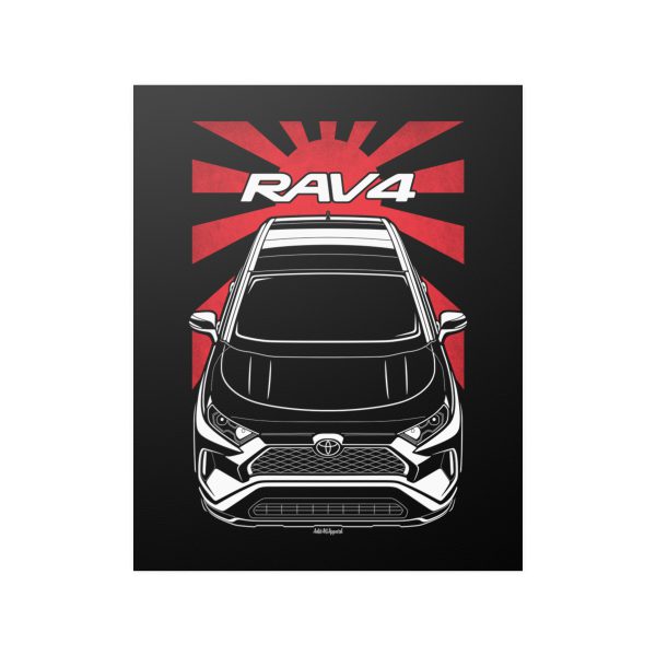 Toyota RAV4 Prime 2021-2024 Poster - JDM Print 16 x 20 inch by Auto Art Apparel