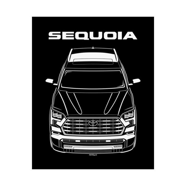 Toyota Sequoia 2023-2024 Poster 16 x 20 inch by Auto Art Apparel