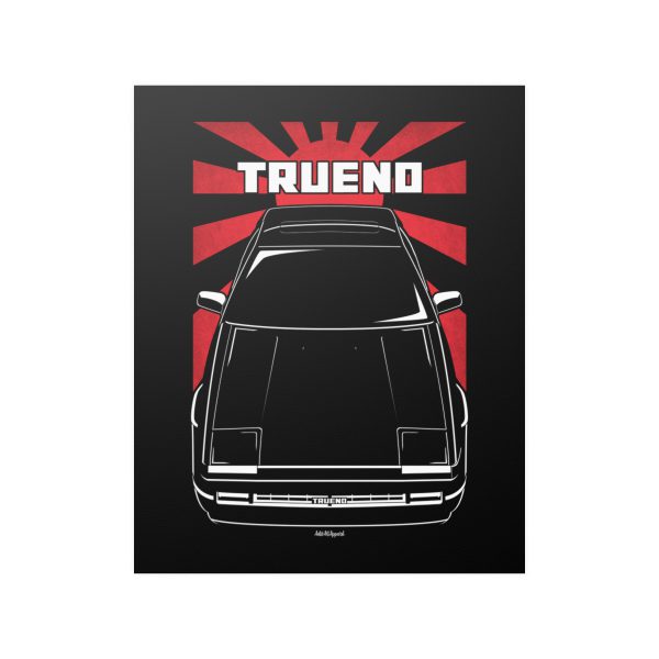 Toyota Sprinter Trueno GT APEX AE86 Poster - JDM Print 16 x 20 inch by Auto Art Apparel