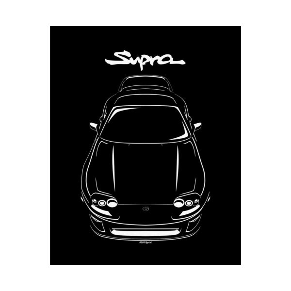 Toyota Supra 4th gen A80 Mk4 2JZ 1993-1998 Poster 16 x 20 inch by Auto Art Apparel