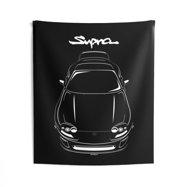 Toyota Supra 4th gen A80 Mk4 2JZ 1993-1998 Tapestry 50 x 60 inch by Auto Art Apparel