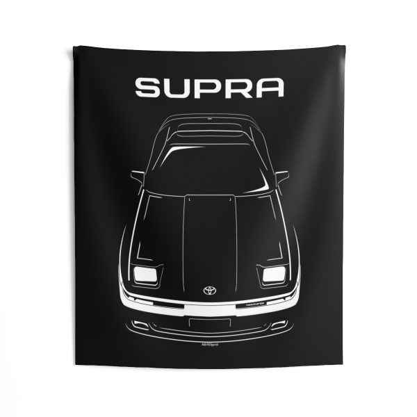 Toyota Supra GT MK3 3rd gen 1JZ Tapestry 50 x 60 inch by Auto Art Apparel