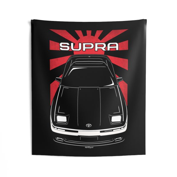 Toyota Supra GT MK3 3rd gen 1JZ Tapestry - JDM Wall Art 50 x 60 inch by Auto Art Apparel