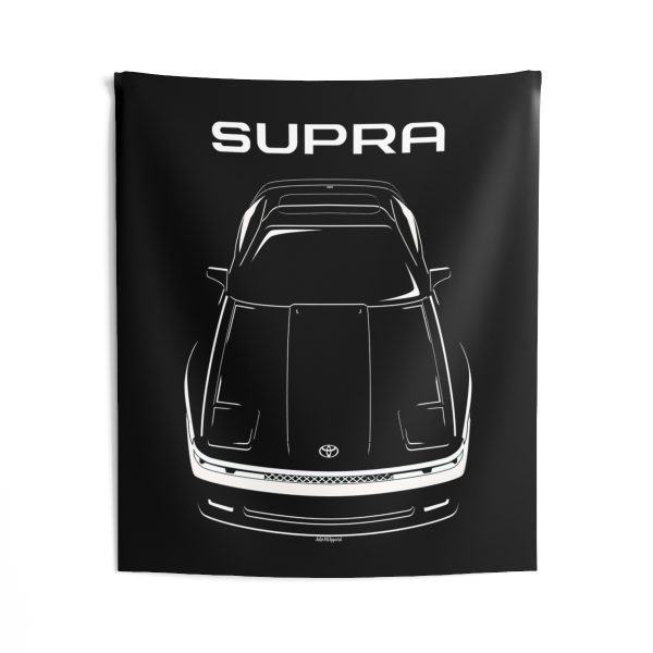 Toyota Supra GT MK3 3rd gen 1JZ Wide Body Kit Tapestry 50 x 60 inch by Auto Art Apparel