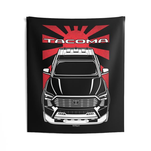 Toyota Tacoma 2024 Tapestry - JDM Wall Art 50 x 60 inch by Auto Art Apparel