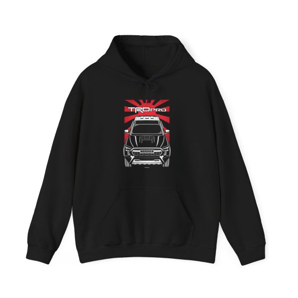Toyota Tacoma TRD 2024 Hoodie - JDM Hooded Sweatshirt Black by Auto Art Apparel