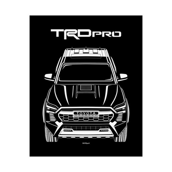 Toyota Tacoma TRD 2024 Poster 16 x 20 inch by Auto Art Apparel