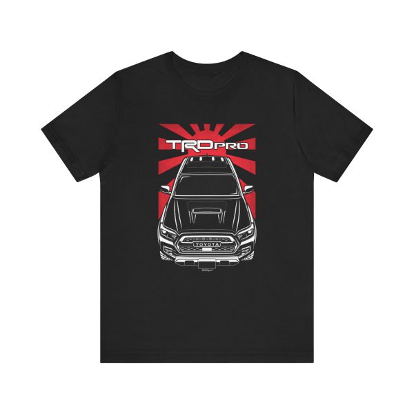Toyota Tacoma TRD PRO 2017-2019 T-shirt - JDM Shirt Black by Auto Art Apparel