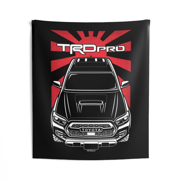 Toyota Tacoma TRD PRO 2017-2019 Tapestry - JDM Wall Art 50 x 60 inch by Auto Art Apparel