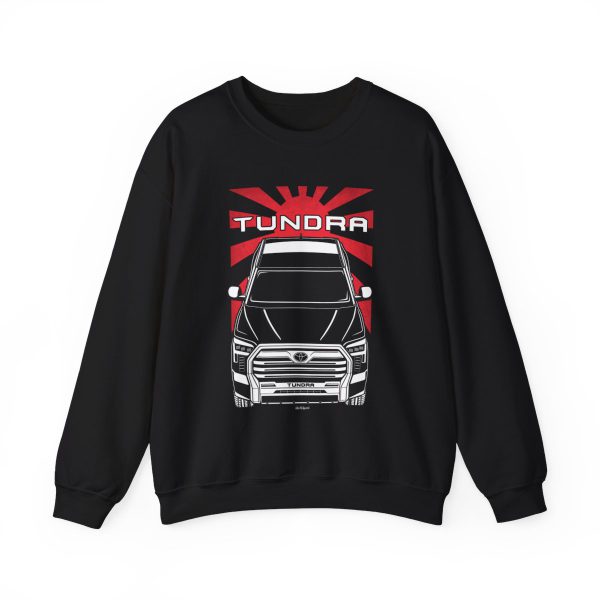 Toyota Tundra 2022-2024 Sweatshirt - JDM Crewneck Black by Auto Art Apparel