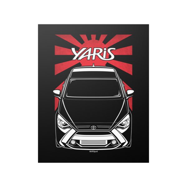 Toyota Yaris 2016-2020 Poster - JDM Print 16 x 20 inch by Auto Art Apparel
